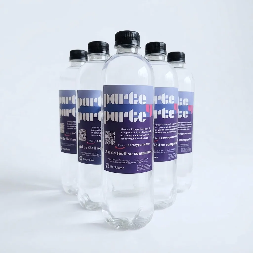 Botellas de agua PARTEYPARTE